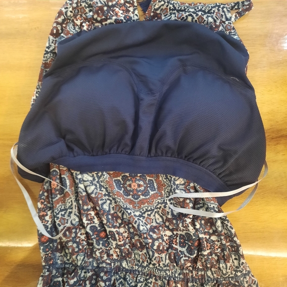 Athleta Maxi Halter Dress with Pockets XS - Picture 7 of 12